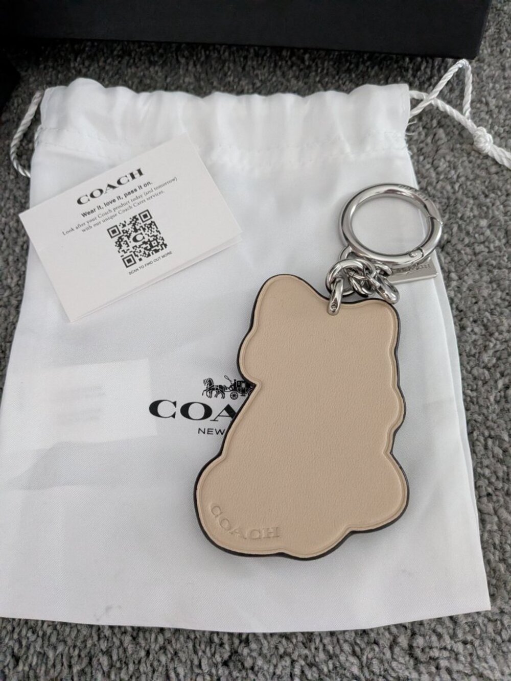 NWT Coach Harajuku Cat Street Cat Keychain Bag Charm Japan Exclusive - Picture 4 of 7